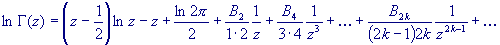 Extended Stirling's formula